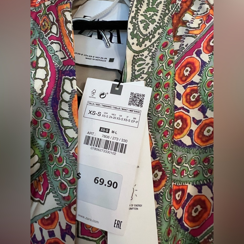 NWT Zara Kimono and pant set Size Small - Picture 12 of 14